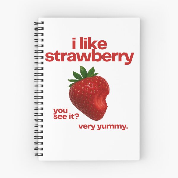 Item preview, i like strawberry designed and sold by circlewithanose.