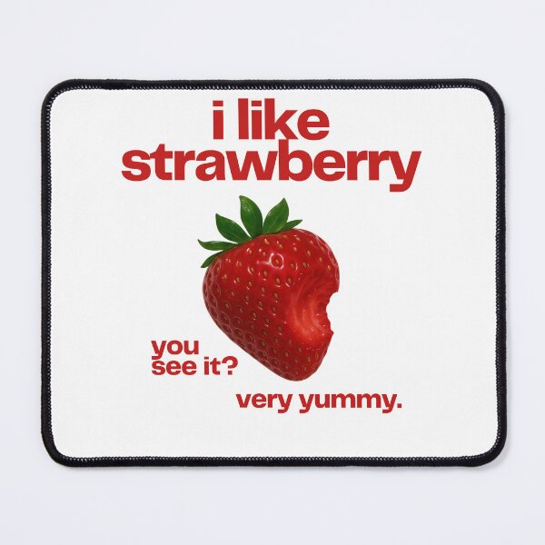 Item preview, i like strawberry designed and sold by circlewithanose.