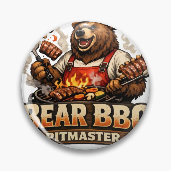 Item preview, Bear BBQ Pitmaster Funny Cookout designed and sold by TheRealTaria.