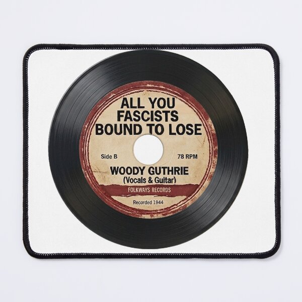 Item preview, Woody Guthrie All you Fascists Bound to Lose record designed and sold by Three stacked penguins.