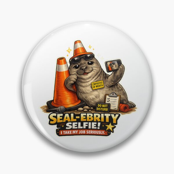 Item preview, Neil the Seal - I Take my Job Seriously designed and sold by Sloyar.