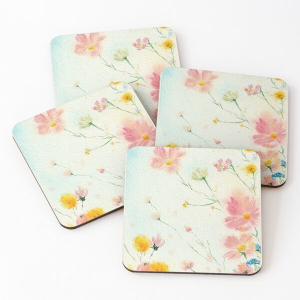 Item preview, Wildflowers meadow watercolor painting  designed and sold by cyncolour.