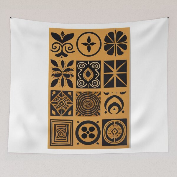 Item preview, Art - African-Inspired Patterns, Contemporary Bohemian Aesthetic designed and sold by Reverso-Design.
