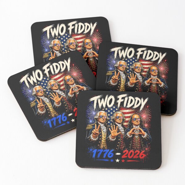 Item preview, Two Fiddy 250th Anniversary 1776-2026 – Funny George Washington Patriotic Design designed and sold by Rahamkshop.