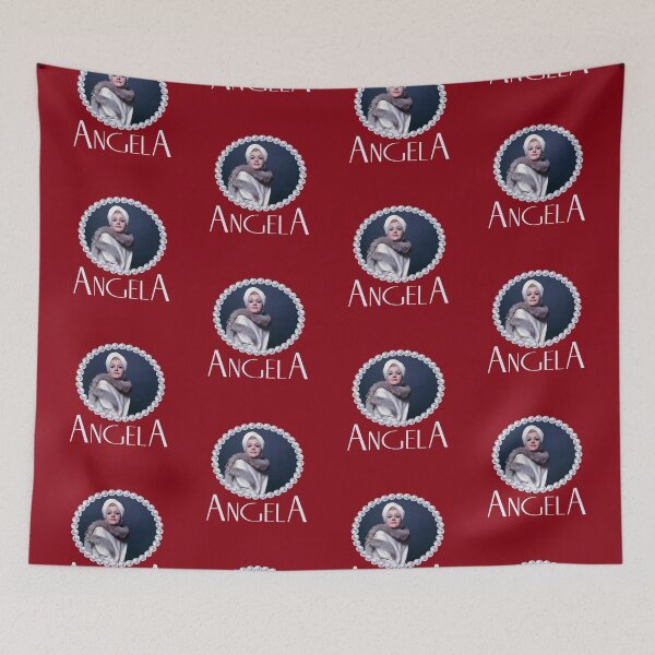 Item preview, Angela in Pearls (on Red) designed and sold by PawsitiveMum3.