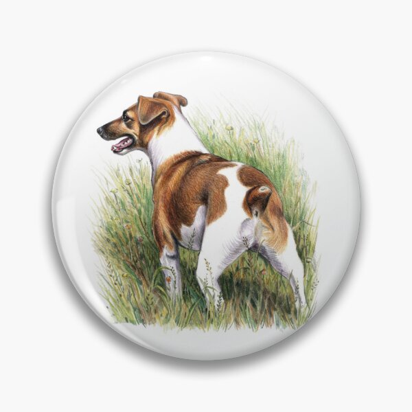 Item preview, Jack Russell Terrier DOG, Hand Drawn Illustration designed and sold by JoyfulWhimsy.