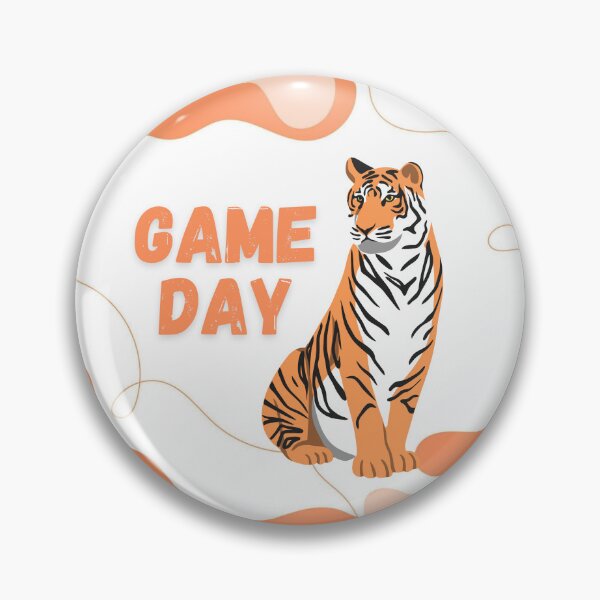 Item preview, 'Game Day' Clemson Tigers designed and sold by Stickers by Maisy.