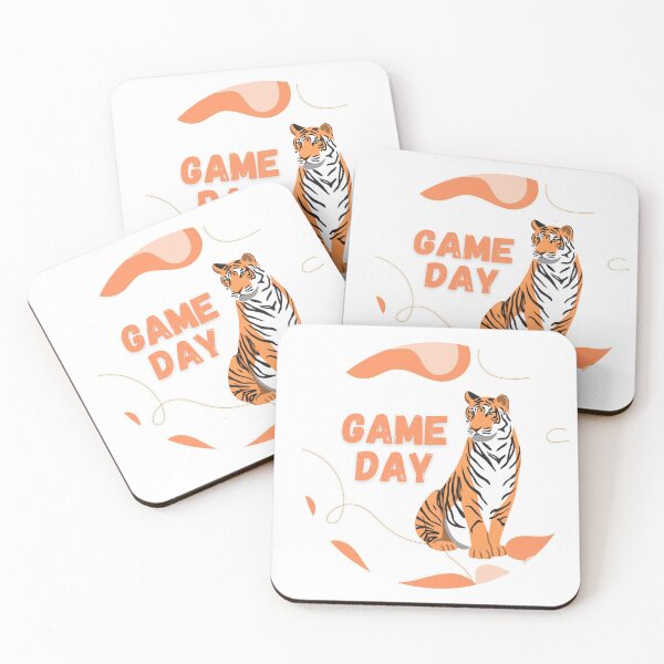 Item preview, 'Día de partido' de los Tigres de Clemson designed and sold by Stickers by Maisy.