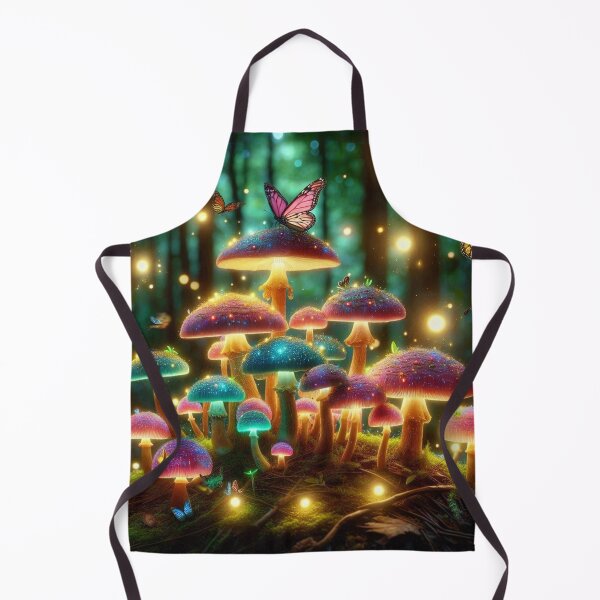 Item preview, Bioluminescent Mushroom Forest – Glowing Fantasy Fungi & Enchanted Nature Art designed and sold by Joel0708.
