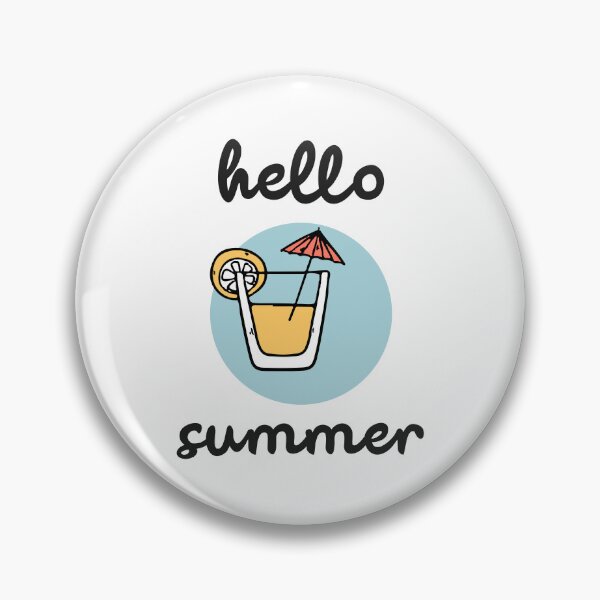 Item preview, Summer Beach Cocktail Cute Tropical Art designed and sold by AhinoraArtShop.