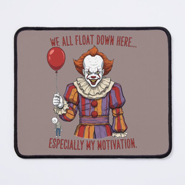 Item preview, Creepy Balloon Clown – Dark Horror Motivation Quote | Gothic Halloween Design designed and sold by puzzell.