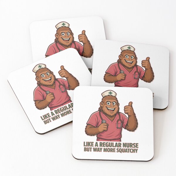 Item preview, Funny Squatchy Nurse Bigfoot Design designed and sold by Roy & Tiffany.