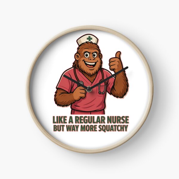 Item preview, Funny Squatchy Nurse Bigfoot Design designed and sold by Roy & Tiffany.