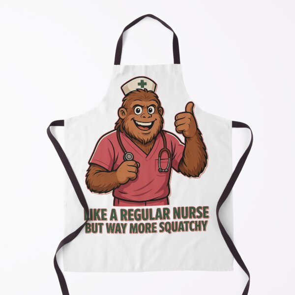 Item preview, Funny Squatchy Nurse Bigfoot Design designed and sold by Roy & Tiffany.