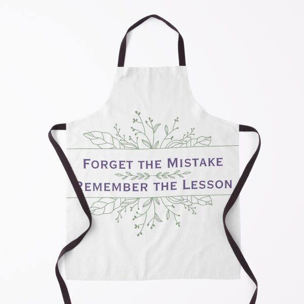 Item preview, Forget the Mistake, Remember the Lesson – Inspirational Botanical Quote designed and sold by DonnaRaine.