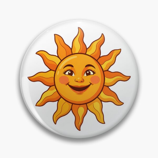 Item preview, Cute Retro Sun Smiling Vintage Groovy Sunshine designed and sold by KCasual.