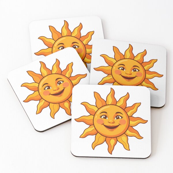 Item preview, Cute Retro Sun Smiling Vintage Groovy Sunshine designed and sold by KCasual.