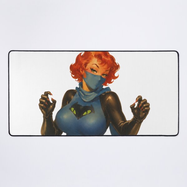 Item preview, Shadow Cat Pin-Up | Vintage Femme Fatale Original Character designed and sold by Cosplayvintage.