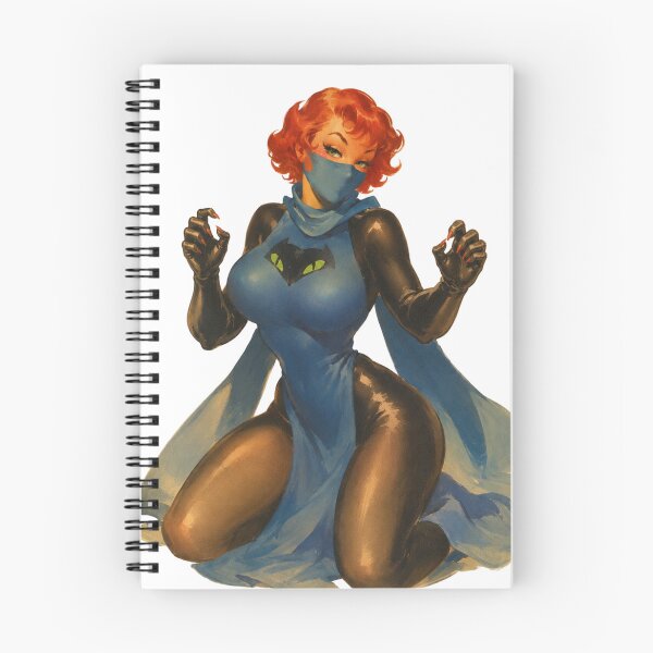 Item preview, Shadow Cat Pin-Up | Vintage Femme Fatale Original Character designed and sold by Cosplayvintage.