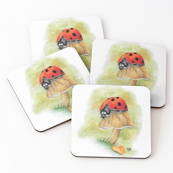 Item preview, LADYBUG ON MUSHROOM designed and sold by Jesus Vichareli.