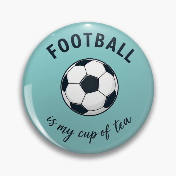 Item preview, Football Is My Cup of Tea – Funny Soccer Lover Design designed and sold by SimplyArtLab.