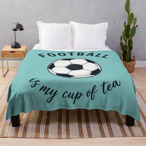 Item preview, Football Is My Cup of Tea – Funny Soccer Lover Design designed and sold by SimplyArtLab.