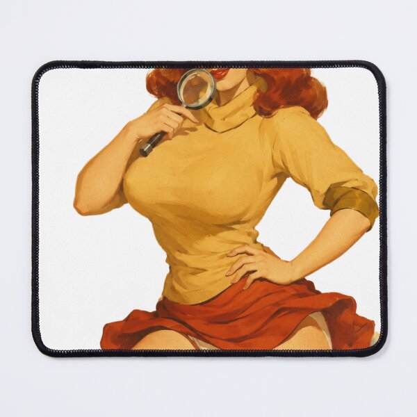 Item preview, Velma Pin-Up Cosplay | Retro Mystery Girl Vintage Illustration designed and sold by Cosplayvintage.