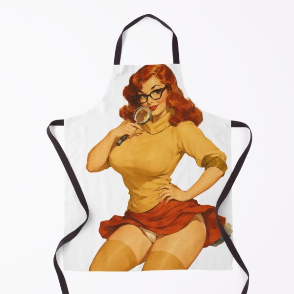 Item preview, Velma Pin-Up Cosplay | Retro Mystery Girl Vintage Illustration designed and sold by Cosplayvintage.