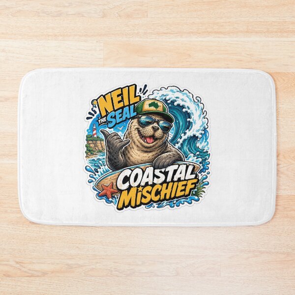 Item preview, Neil the Seal – Big Bloke of the Beach designed and sold by Holiday-Hunter.