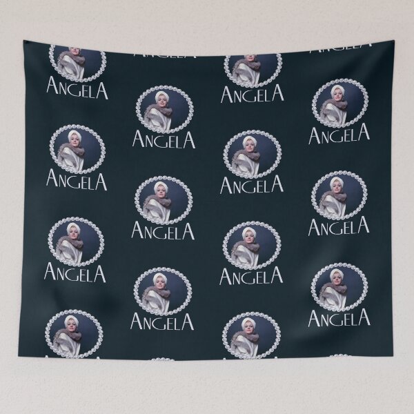 Item preview, Angela in Pearls (on Navy) designed and sold by PawsitiveMum3.