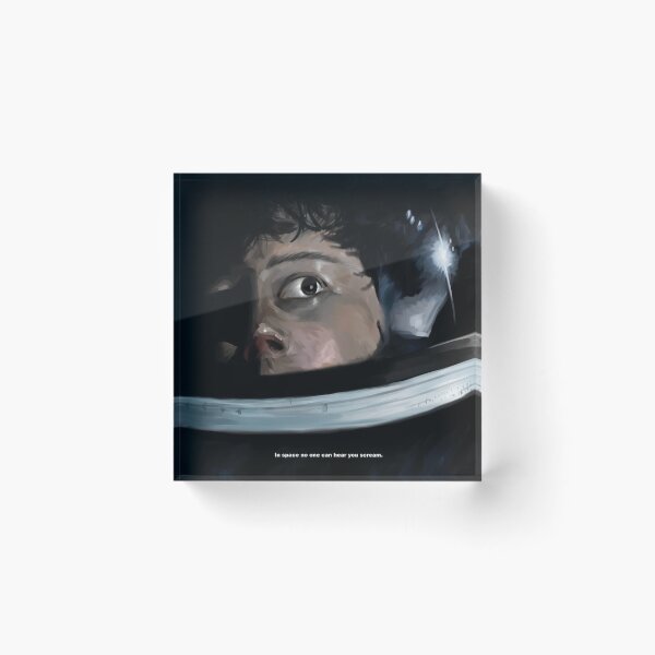 Item preview, Alien Vintage Sci-Fi Horror: Xenomorph, Ripley & Movie Quote Fan Art designed and sold by benja-08.