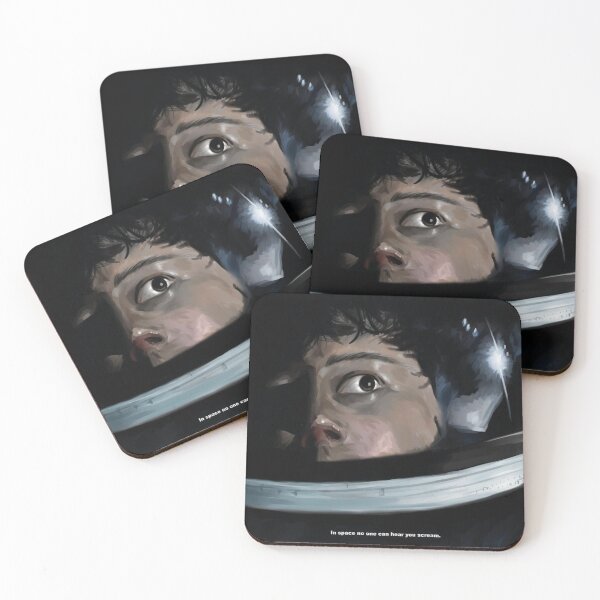 Item preview, Alien Vintage Sci-Fi Horror: Xenomorph, Ripley & Movie Quote Fan Art designed and sold by benja-08.