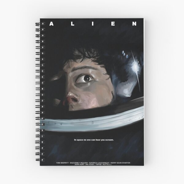Item preview, Alien Vintage Sci-Fi Horror: Xenomorph, Ripley & Movie Quote Fan Art designed and sold by benja-08.