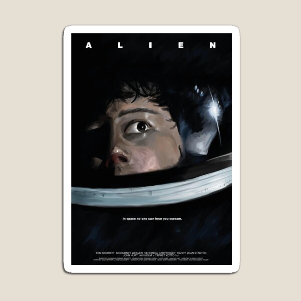 Item preview, Alien Vintage Sci-Fi Horror: Xenomorph, Ripley & Movie Quote Fan Art designed and sold by benja-08.