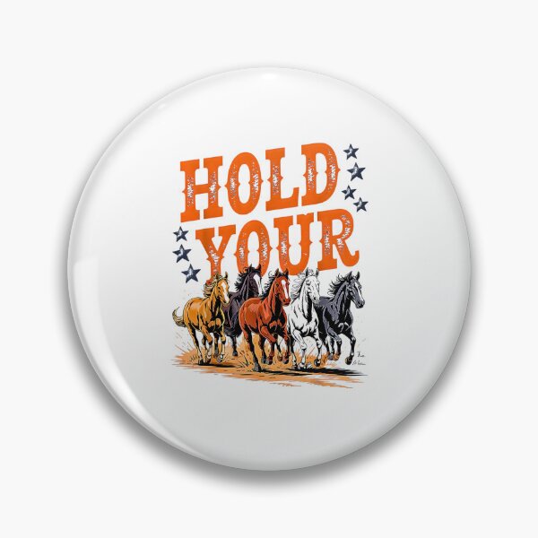 Item preview, Hold Your Horses – Vintage Western Horse Lover Equestrian Country Design designed and sold by Rahamkshop.