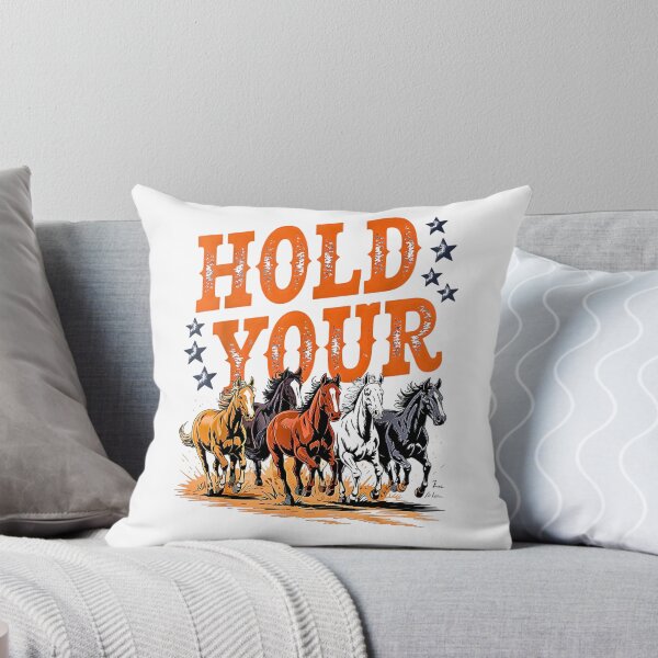 Item preview, Hold Your Horses – Vintage Western Horse Lover Equestrian Country Design designed and sold by Rahamkshop.