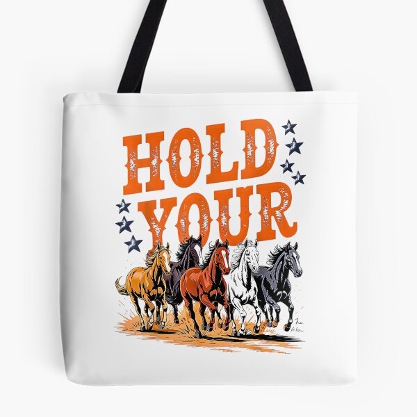 Item preview, Hold Your Horses – Vintage Western Horse Lover Equestrian Country Design designed and sold by Rahamkshop.