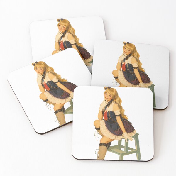 Item preview, Original Blonde Pin-Up Maid | Vintage Retro Anime Style Illustration designed and sold by Cosplayvintage.