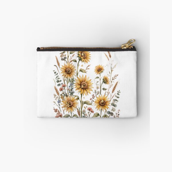Item preview, Sunflower Canvas Wall Art | Golden Hour Farmhouse | Boho Field Gold Decor designed and sold by Donartpictures.