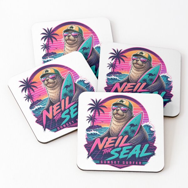 Item preview, Neil the Seal – Big Bloke of the Beach designed and sold by Holiday-Hunter.