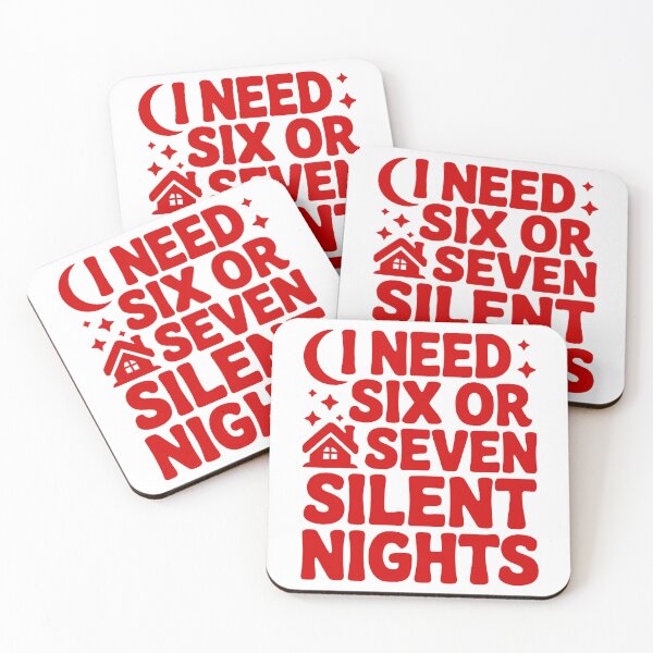 Item preview, I Need Six Or Seven Silent Nights designed and sold by theartfulaspie.