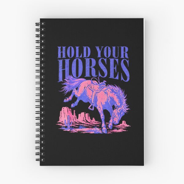 Item preview, Hold Your Horses – Vintage Western Horse Lover Equestrian Country Design designed and sold by Rahamkshop.