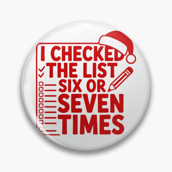 Item preview, I Checked The List Six Or Seven Times designed and sold by theartfulaspie.