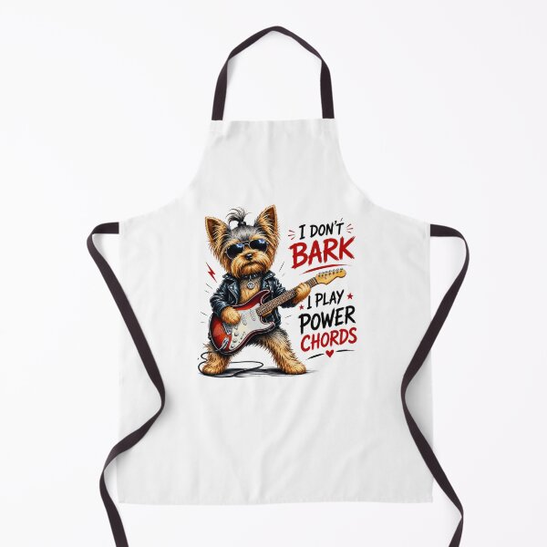Item preview, Don't Bark I Just Power Chords, York Dog Play on Electric Guitar designed and sold by Evelashop.