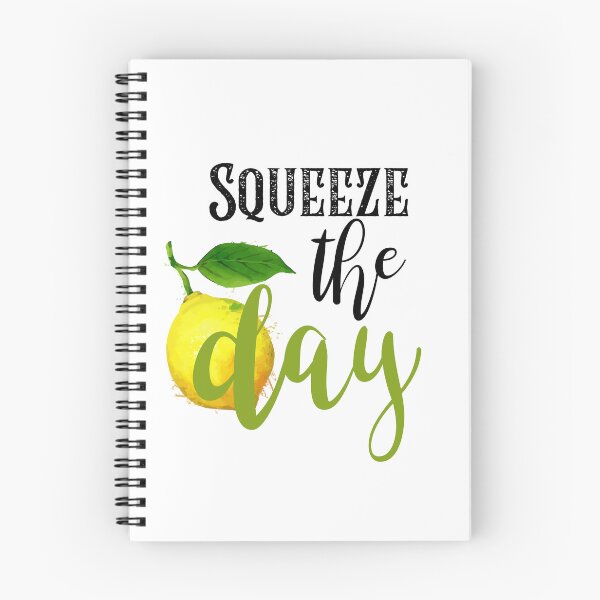Item preview, Squeeze The Day Funny Lemon Quote designed and sold by AhinoraArtShop.