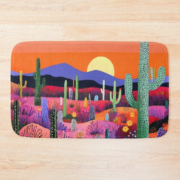 Item preview, Fantasy Desert Landscape Magical Mountain Colorful Sunrise Art designed and sold by DEC02.