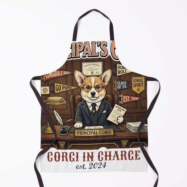 Item preview, Funny Corgi Principal Office Shirt, Corgi In Charge School Boss Tee, Unique Corgi Back to School Gift for Dog Lovers and Teachers designed and sold by Wearable Canvas...