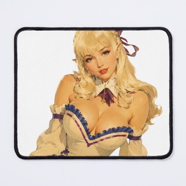 Item preview, Elegant Elf Maid Pin-Up Cosplay | Fantasy Anime Retro Vintage Illustration designed and sold by Cosplayvintage.