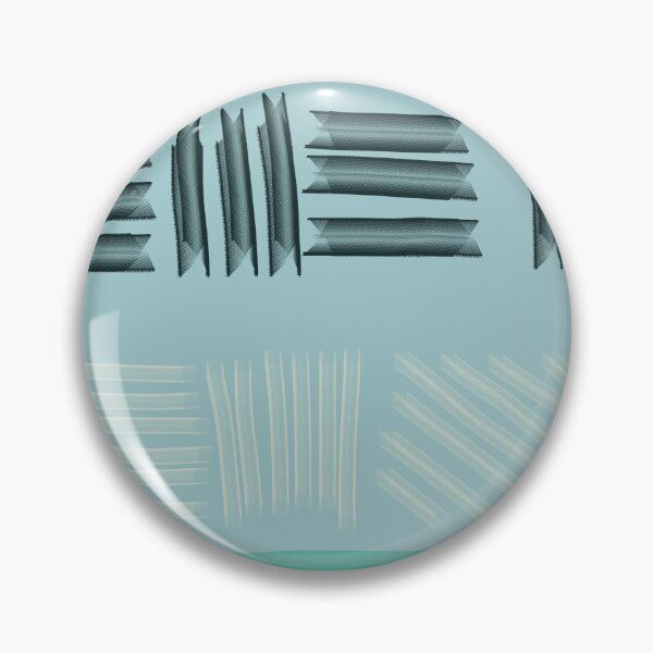 Item preview, Scandinavian Gallery Lines: Luxury Hand-Drawn Abstract Teal Pattern designed and sold by ThiagoSDantas.