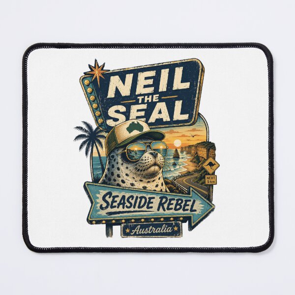Item preview, Neil the Seal – Aussie Wildlife Superstar designed and sold by Holiday-Hunter.